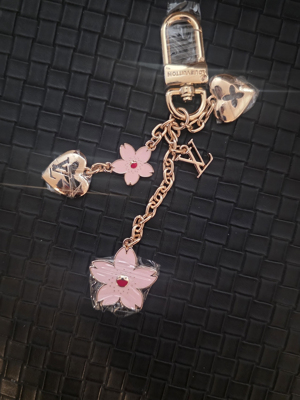 Pink Gold Key/Bag Charm